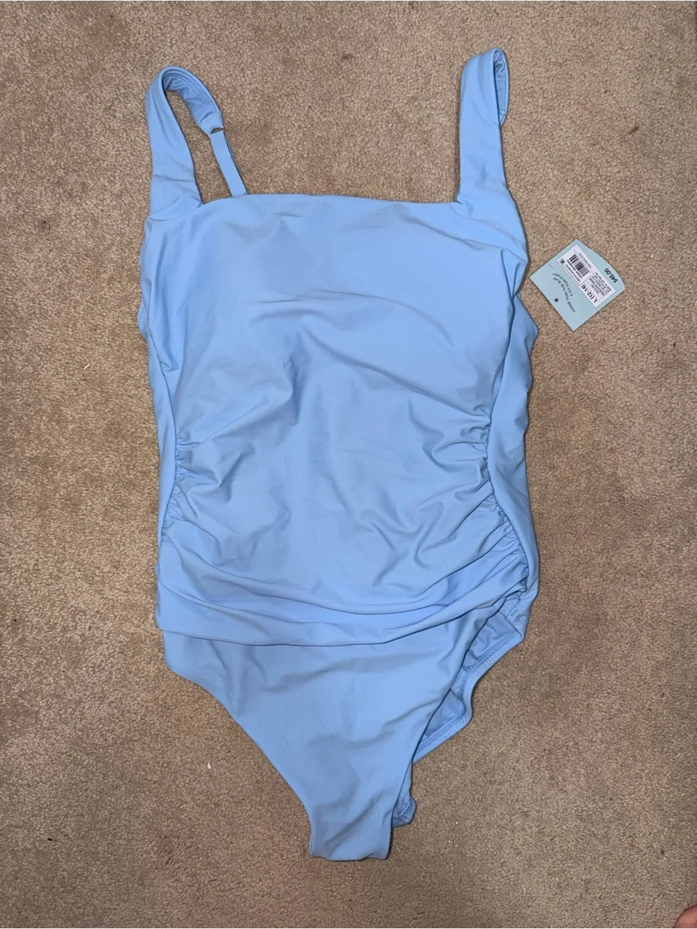 Women’s ' Large 12-14 Blue One-Piece Swimsuit